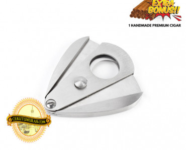 STAINLESS STEEL GRIP CIGAR CUTTER