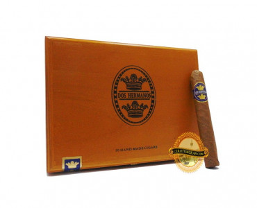 DOS HERMANOS PREMIUM ROBUSTO WOODEN BOX