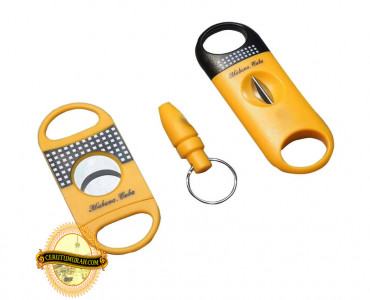 COHIBA SET CIGAR CUTTER - YELLOW
