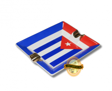 THE HAVANA LARGE CERAMIC CIGAR ASHTRAY - 2 RESTS