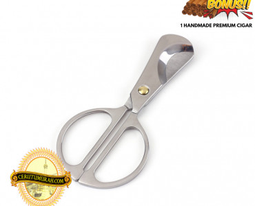 THE GOLD BUTTON CIGAR SCISSOR